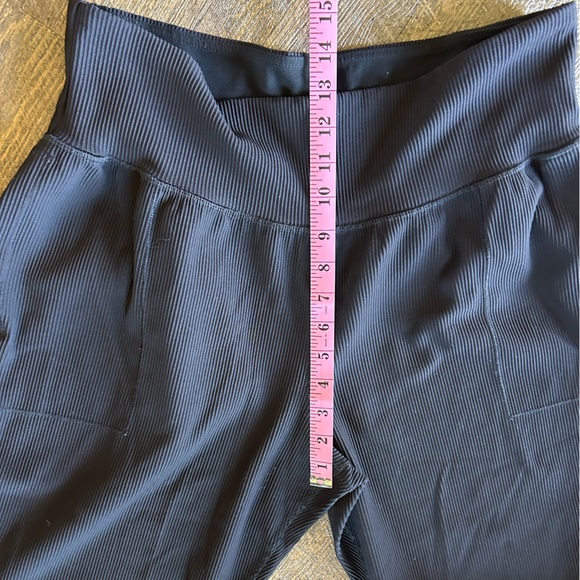 Athleta Salutation Ribbed Jogger Pants in black Size XL - Picture 12 of 16